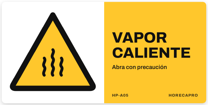 Señal HP-A05 formato 34 x 17 cm