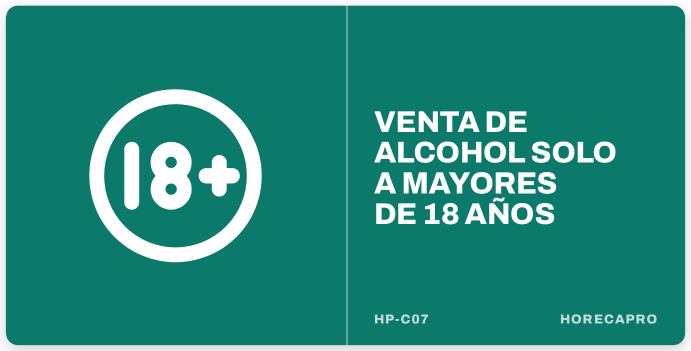 Señal HP-C07 formato 34 x 17 cm