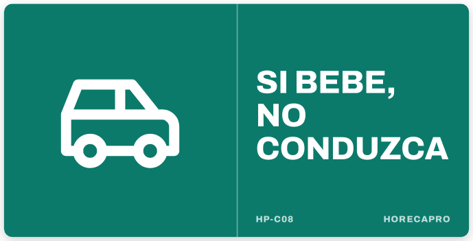 Señal HP-C08 formato 34 x 17 cm