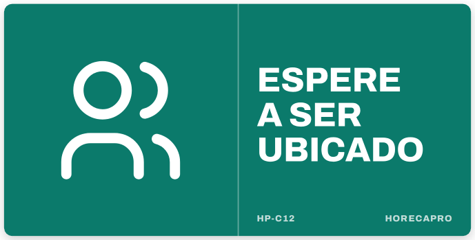 Señal HP-C12 formato 34 x 17 cm