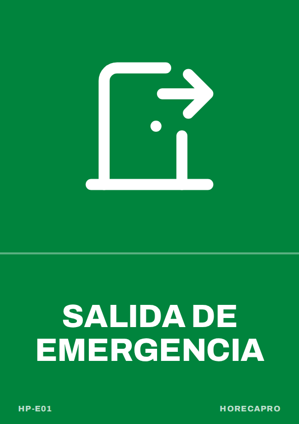 Señal HP-E01 formato A5 vertical