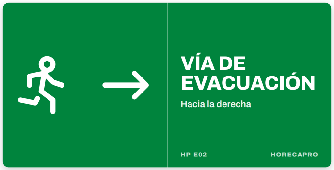 Señal HP-E02 formato 34 x 17 cm