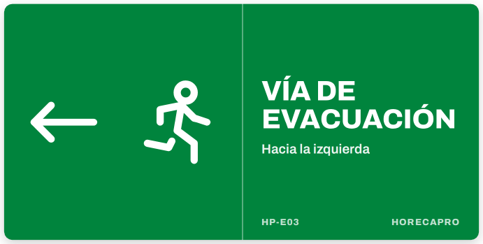 Señal HP-E03 formato 34 x 17 cm
