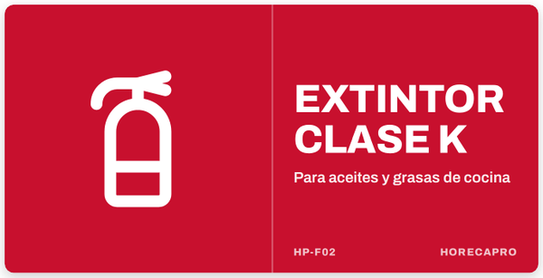 Extintor clase K (HP-F02)