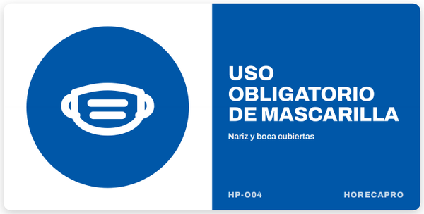Uso obligatorio de mascarilla (HP-O04)