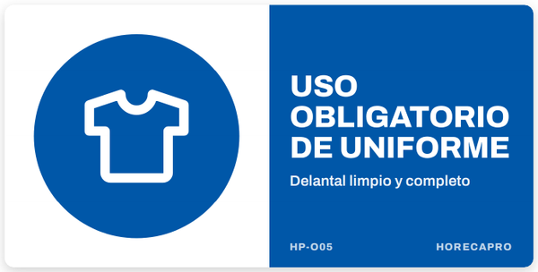 Uso obligatorio de uniforme (HP-O05)