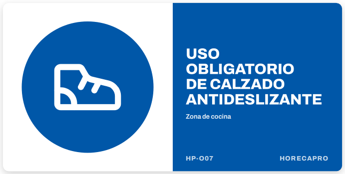Señal HP-O07 formato 34 x 17 cm