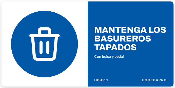 Señal HP-O11 formato 34 x 17 cm