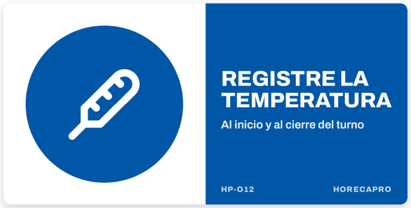 Registre la temperatura (HP-O12)