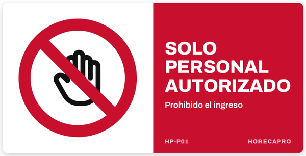 Solo personal autorizado (HP-P01)