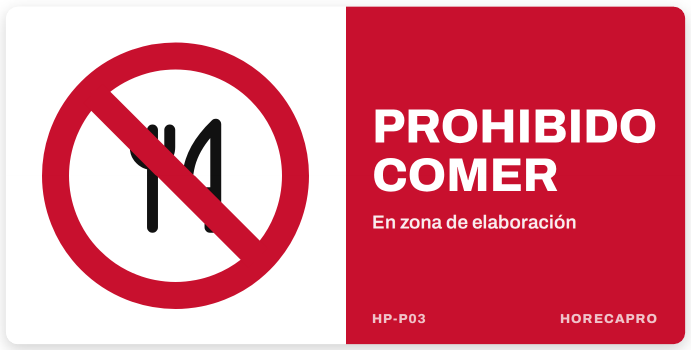 Señal HP-P03 formato 34 x 17 cm