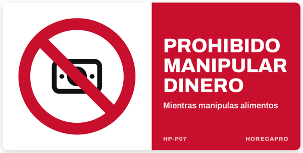Prohibido manipular dinero (HP-P07)