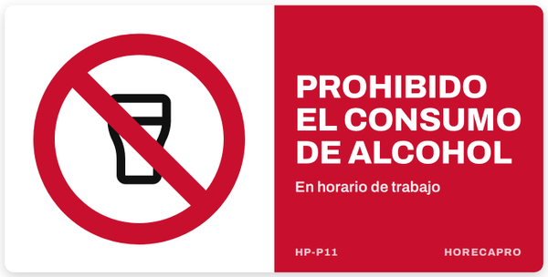 Prohibido el consumo de alcohol (HP-P11)