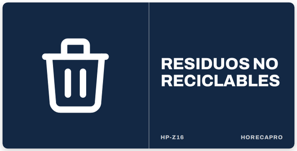 Residuos no reciclables (HP-Z16)