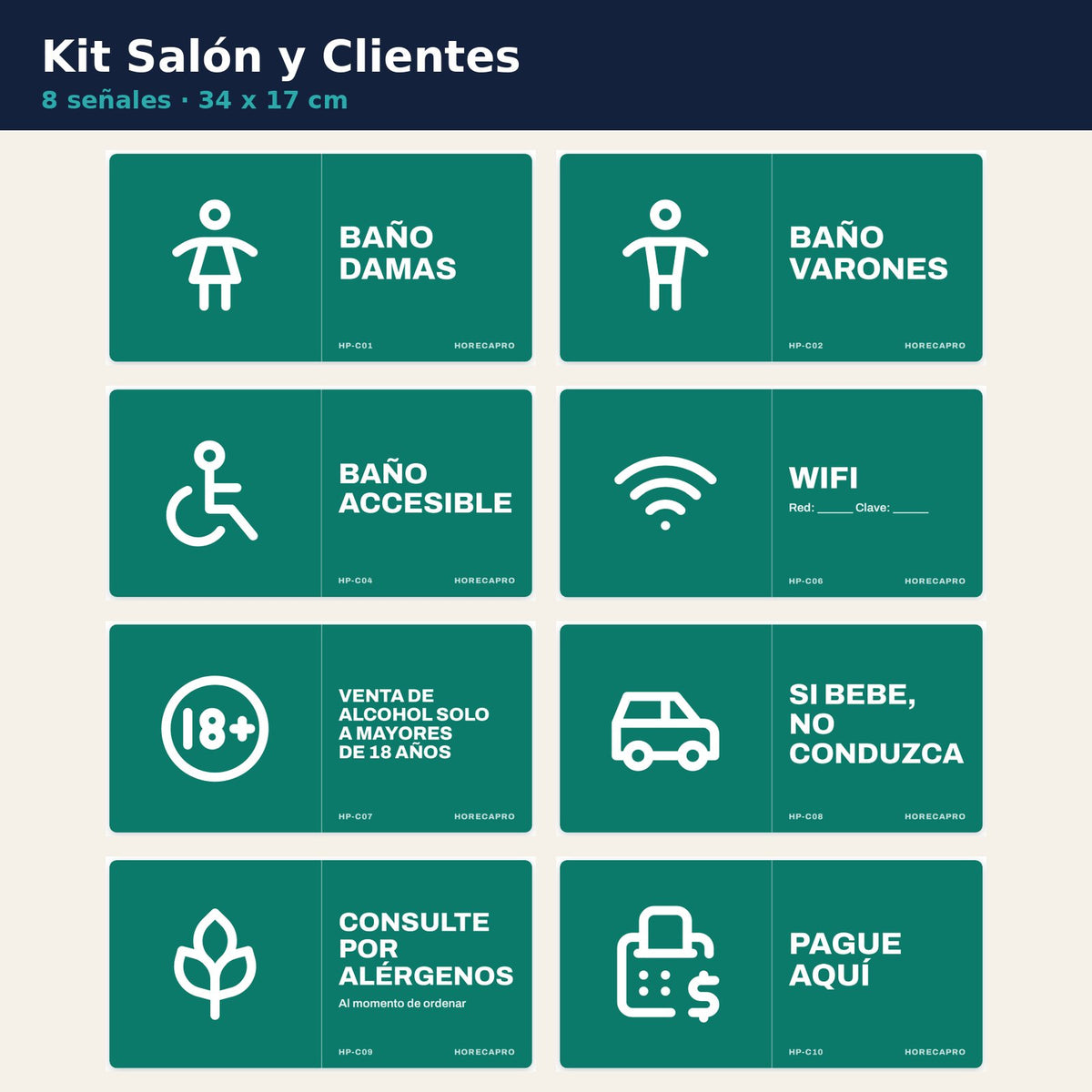 Kit Salón y Clientes