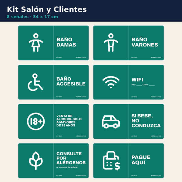 Kit Salón y Clientes